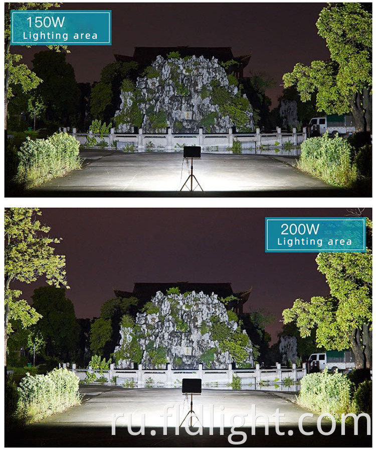 ip66 led flood light tempered glass outdoor 